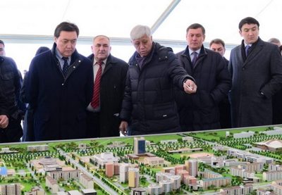 Аскар Мамин Первый Заместитель Премьер-Министра РК побывал на объектах СЭЗ «Хоргос – Восточные ворота»